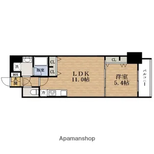 大阪府大阪市天王寺区生玉町【マンション】の間取り
