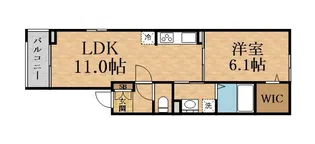 フェリシダ【2階】の間取り