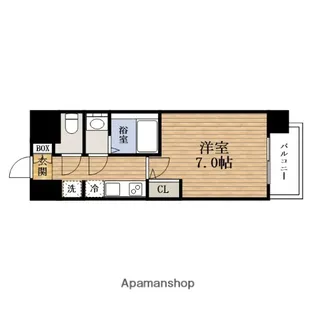 大阪府大阪市東成区神路4丁目【マンション】の間取り