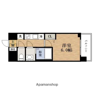 プレサンス大正エミナンス【5階】の間取り