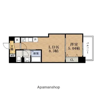 大阪府大阪市東成区東今里3丁目【マンション】の間取り