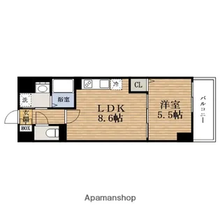 大阪府大阪市生野区中川2丁目【マンション】の間取り