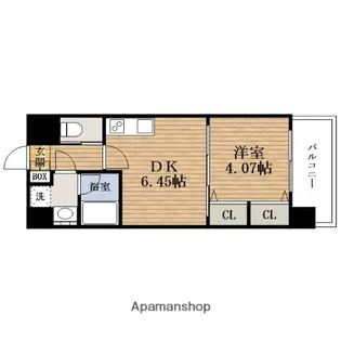 大阪府東大阪市足代北1丁目【マンション】の間取り