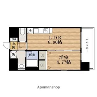 大阪府東大阪市足代北1丁目【マンション】の間取り