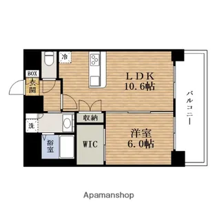 大阪府大阪市西区本田3丁目【マンション】の間取り