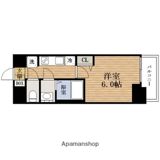 大阪府大阪市西区本田3丁目【マンション】の間取り