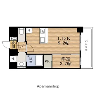 大阪府大阪市西区本田3丁目【マンション】の間取り