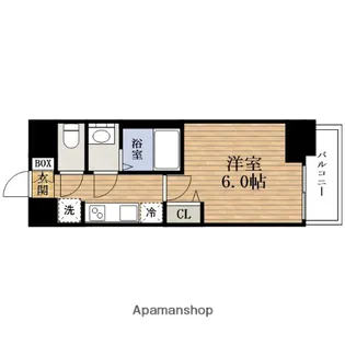 大阪府大阪市西区本田3丁目【マンション】の間取り