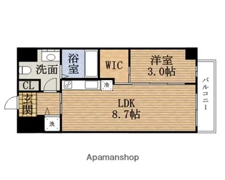 大阪府大阪市西区南堀江4丁目【マンション】の間取り