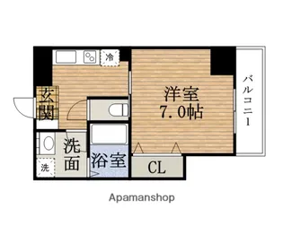 大阪府大阪市中央区南船場1丁目【マンション】の間取り