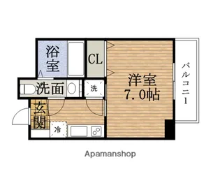 大阪府大阪市中央区南久宝寺町1丁目【マンション】の間取り