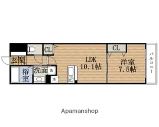 大阪府大阪市住之江区安立2丁目【マンション】の間取り