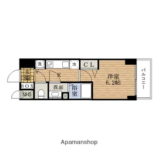 大阪府大阪市中央区道修町1丁目【マンション】の間取り