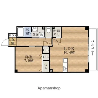 大阪府大阪市浪速区日本橋東2丁目【マンション】の間取り
