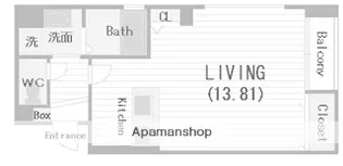 大阪府大阪市中央区南久宝寺町3丁目【マンション】の間取り