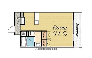 アーデンタワー南堀江【13階】の間取り