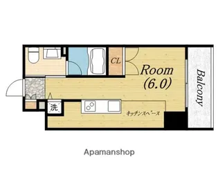 アーデンタワー南堀江【11階】の間取り