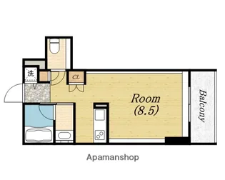 アーデンタワー南堀江【10階】の間取り