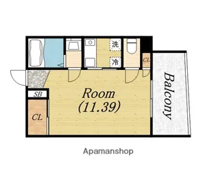 フォレステージュ靱公園【12階】の間取り