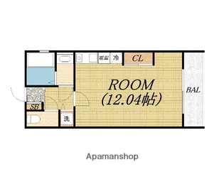 フォレステージュ靱公園【2階】の間取り