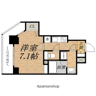 エスライズ本町東【8階】の間取り