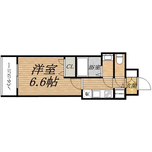 LEONCOMFORT HOMMACHI【14階】の間取り