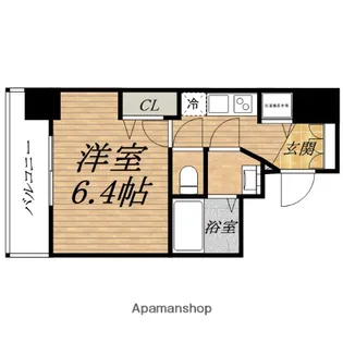レオンコンフォート本町【4階】の間取り