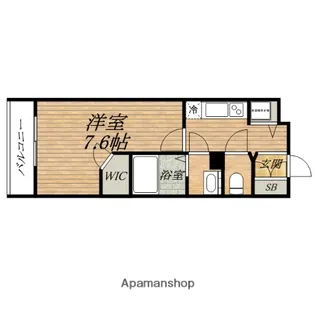 エスリード大手前【11階】の間取り