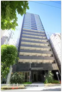 プレサンスタワー北浜【9階】の外観