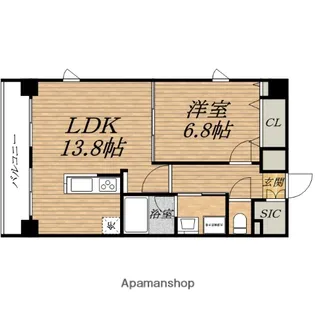 プレサンス本町リアルシティ【12階】の間取り
