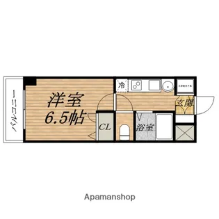 プレサンス中之島公園グラシア【2階】の間取り