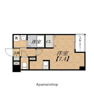 ダイドーメゾン大阪本町EAST【8階】の間取り
