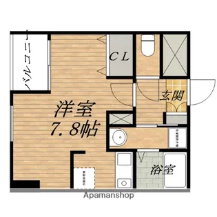 ダイドーメゾン大阪本町EAST【1階】の間取り