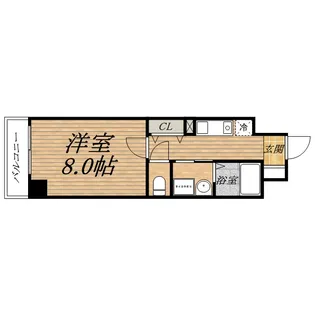 アスティオン大手通【10階】の間取り