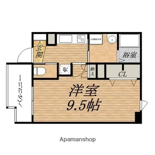 プレサンス谷町アルファ【5階】の間取り