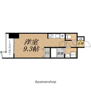 プライムアーバン松屋町【2階】の間取り