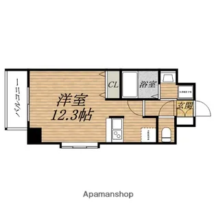 WILLDO松屋町【12階】の間取り