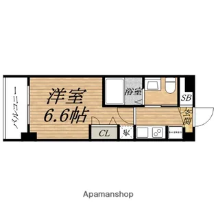 アーデンタワー本町イースト【4階】の間取り