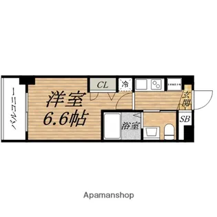 アーデンタワー本町イースト【8階】の間取り