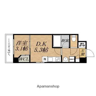 SERENITE−04【5階】の間取り