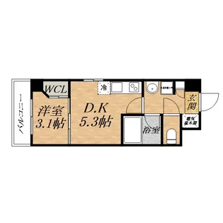 SERENITE−04【8階】の間取り