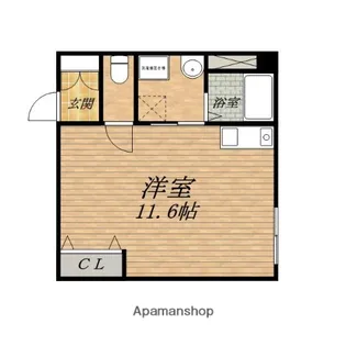 谷4プラザ【5階】の間取り