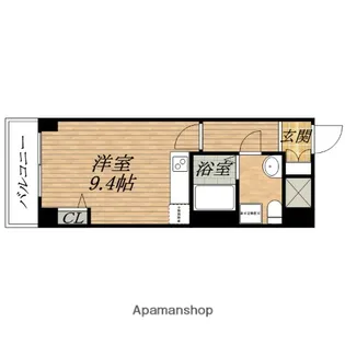 ドゥーエ玉造【10階】の間取り