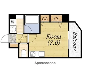 アコード中之島【10階】の間取り