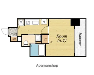 エスリード阿波座サウスプレイス【5階】の間取り
