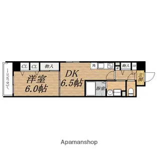 ATHLETE 御堂筋本町【4階】の間取り