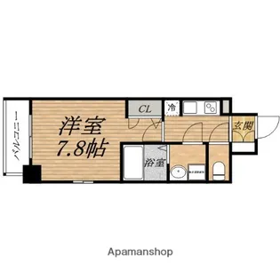 URBANEX大阪城WEST【3階】の間取り