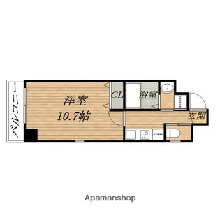 ウイング瓦町【5階】の間取り
