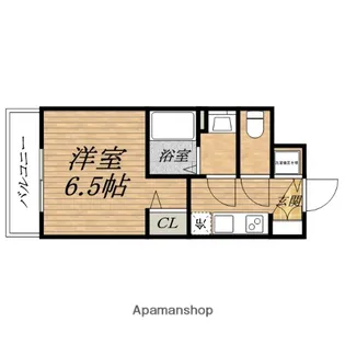 プレサンス松屋町駅前【11階】の間取り
