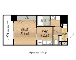 クローバービュー上本町【2階】の間取り